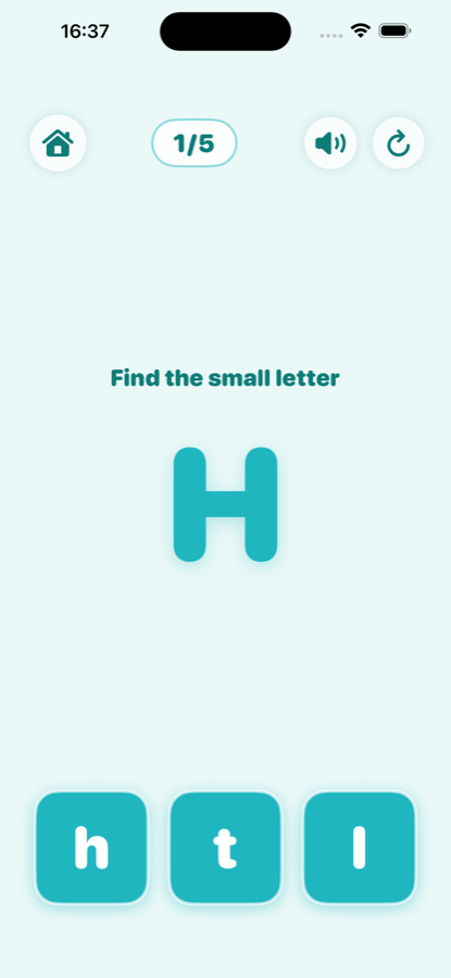 CatchyLetters gameplay
