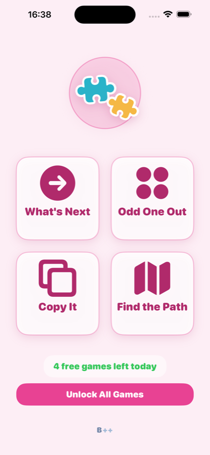 CatchyLogic menu